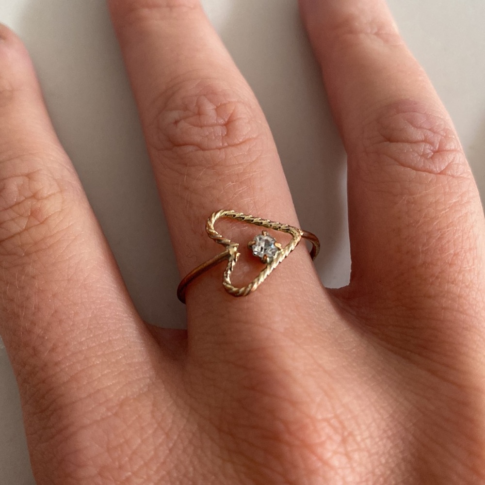 Heart Diamond ring